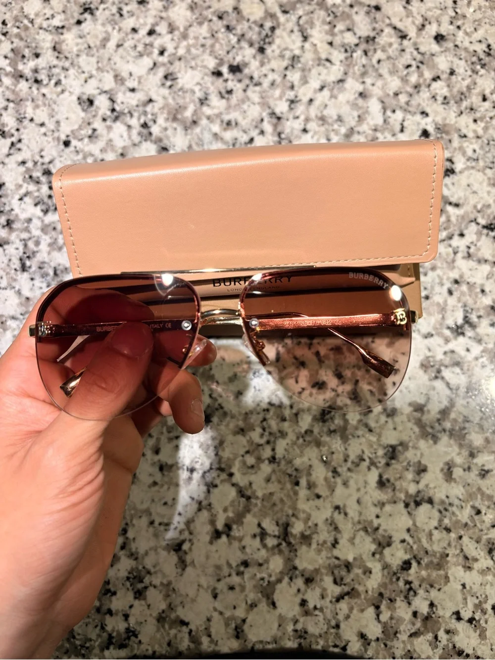 Burberry Gradient Aviator Sunglasses